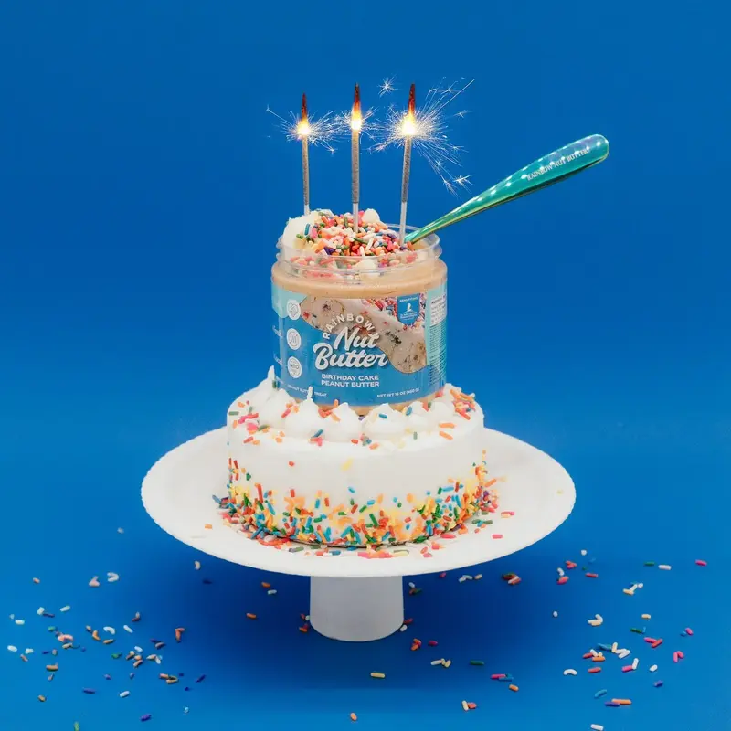 Birthday Cake Peanut Butter White Chocolate Dessert Sweet Snack  THIS ITEM WILL ARRIVE MELTED! ALL OF THE CHOCOLATE WILL MELT...