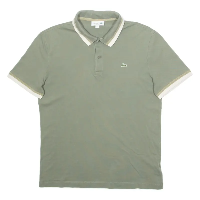 LACOSTE Slim Fit Mens Polo Shirt Green S