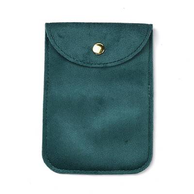Velvet Jewelry Storage Pouches with Snap Button for Bracelets Necklaces Earrings