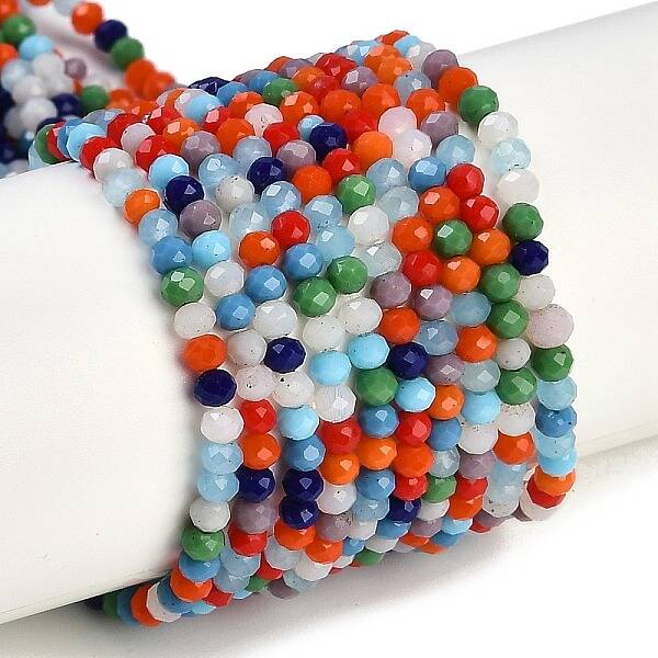 Rondelle Glass Bead Strands