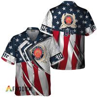 Miller Lite Fourth Of July Esports Hawaiian Shirt, Miller Lite US Flag Hawaiian Shirt, Beer Lover Hawaiian Shirt, 4th Of July...