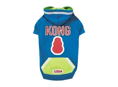 KONG Reflective Pullover Dog Hoodie - Blue - S