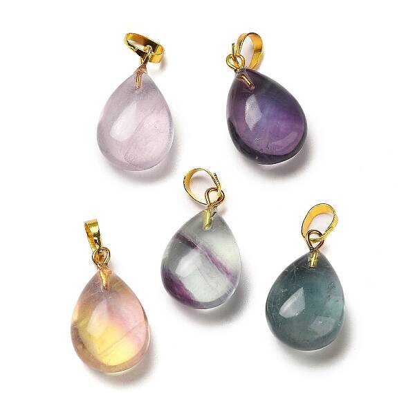 Natural Fluorite Pendants
