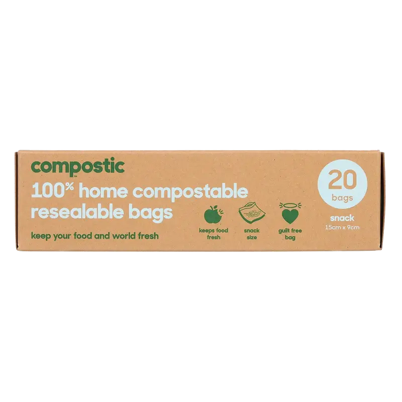 compostic snack bags - 20 bags