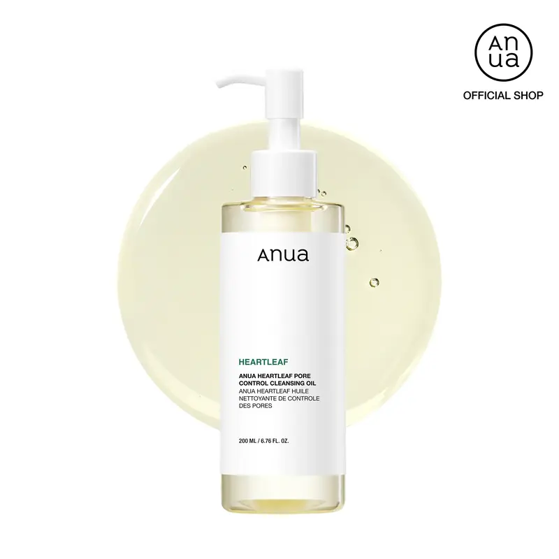 [Anua Official Shop] Heartleaf Pore Control Cleansing Oil 6.76 fl oz. (200ml) ｜Hypoallergenic Makeup Remover, Facial Oil Cl...