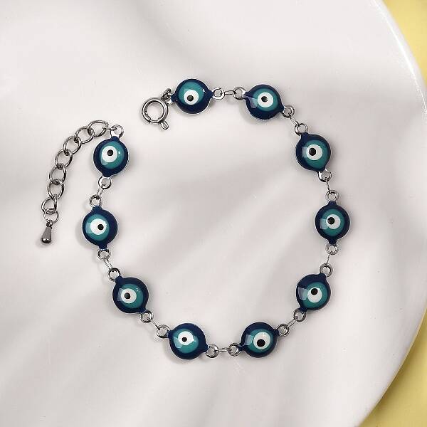 304 Stainless Steel Link Chain Bracelets