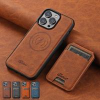For iPhone 16/15/14/13/12 Pro Max Magnetic Case - Removable Wallet, Card Holder, Stand Cover, Slim Design, Shockproof, Wirele...