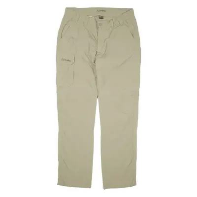 SCHOFFEL Cargo Zip-Off Womens Trousers Green Regular Straight W32 L31