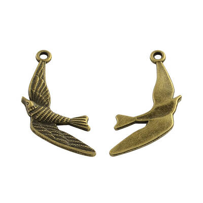 Tibetan Style Alloy Swallow Pendants