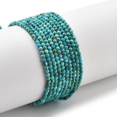 Natural HuBei Turquoise Beads Strands