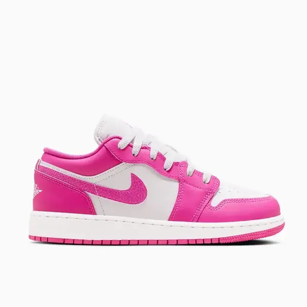 Nike Air Jordan 1 Low Fire Pink FV8486-600 GS & Women's Fashion Sneaker New