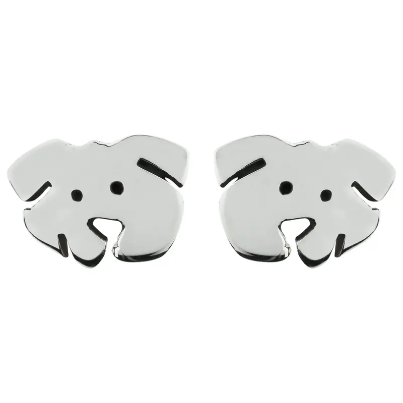 Sweet Pet Face Sterling Earrings Collection - Dog