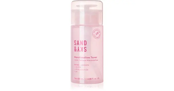 Sand & Sky The Essentials Marshmallow Toner gentle exfoliating tonic lotion to regenerate the skin surface 120 ml