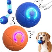 Smart Dog Toy Ball, 1 Box USB Rechargeable Electronic Interactive Pet Toy, Moving Ball, Automatic Companion Toy, Jumping Ball...