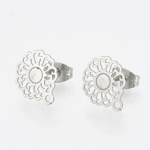 Non-Tarnish 304 Stainless Steel Stud Earring Findings