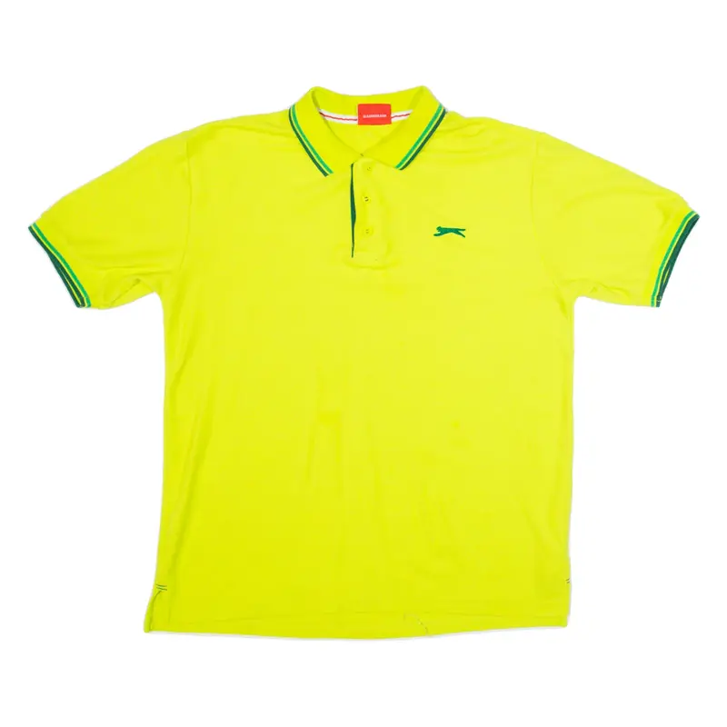 SLAZENGER Mens Polo Shirt Yellow L