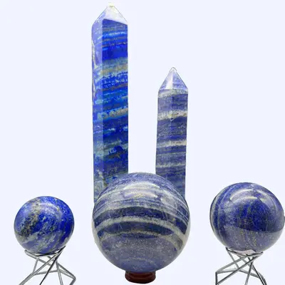 [Crescent Cast] All Lapis Lazuli Crystals - Deep Blue Wisdom Stone- Options are in the Variations