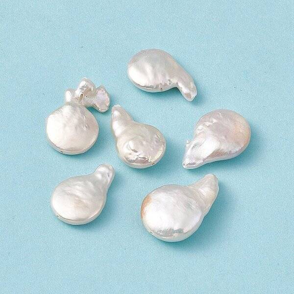 Baroque Natural Keshi Pearl Beads