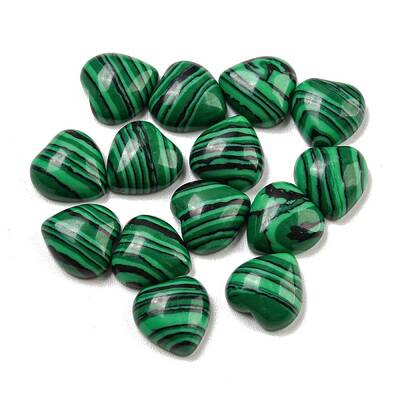 Dyed Synthetic Malachite Cabochons