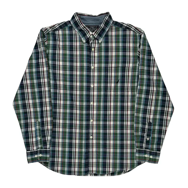 Nautica Checked Shirt - XL Multicoloured Cotton | Size: x-large