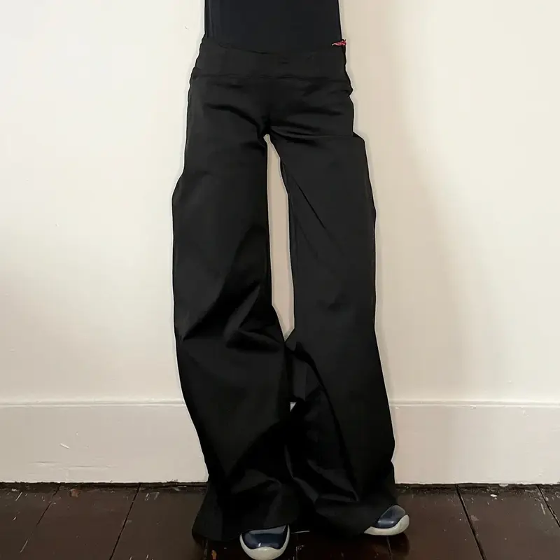 Essenza Trousers - 29W UK 6 Black Polyester Blend
