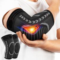 Flexible Elbow Compression Wraps – Joint Relief for Gym Workouts & Daily Use (Unisex, 2-Piece Set)