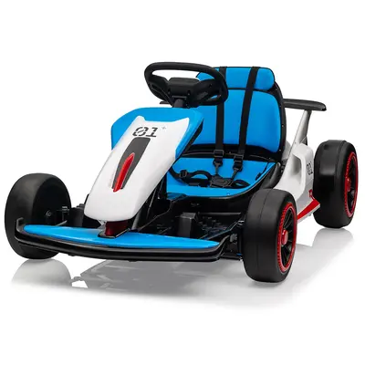 Garvee Ride - G Series: 6+,24V Drift Kart with 2X150W Strong Motor, 7AH Big Battery, Electric Pedals, Electric Go Kart Outdoo...