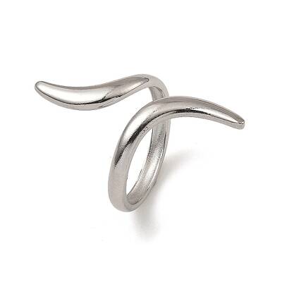 Non-Tarnish 304 Stainless Steel Open Cuff Rings