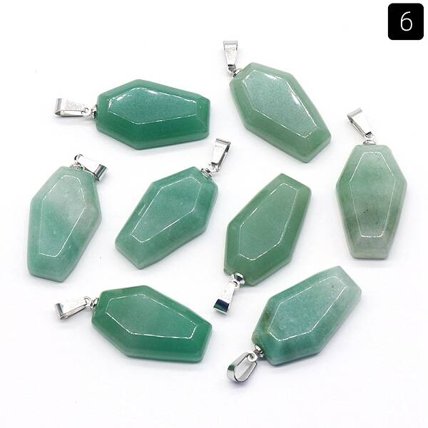 Natural Green Aventurine Pendants