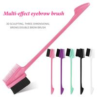 Multi-functional eyebrow brush, hair-breaking brush, hairline comb, hair dyeing brush, portable hair care tool