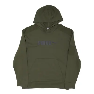 PUMA Hoodie Green Pullover Mens S