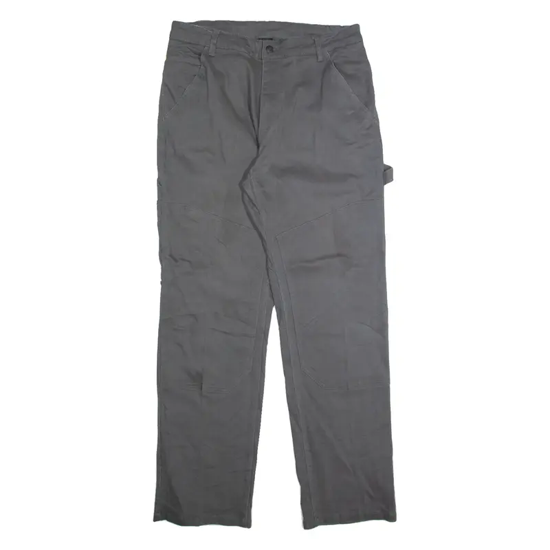 CAT Carpenter Cargo Mens Trousers Grey Regular Straight W36 L32