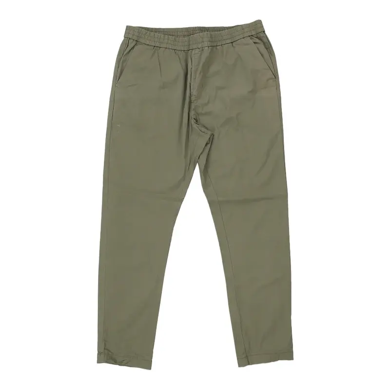 J.Hart & Bros. Trousers - 35W 31L Green Cotton Blend