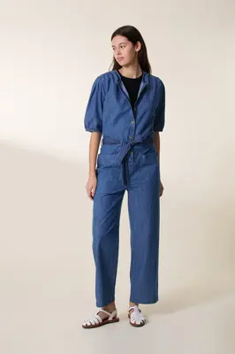 Denim Jumpsuit O Odylle Tcd01 Dnm Blue | Color: BLUE | Size: FR-38