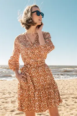 Women wrap summer dress | Size: L