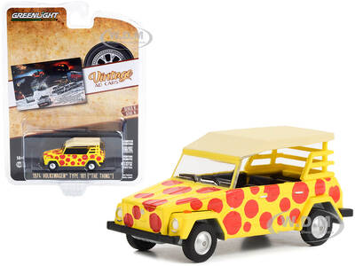 1974 Volkswagen Thing Type 181 Yellow with Red Polka Dots \