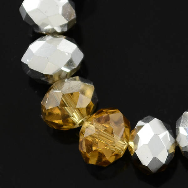 Electroplate Glass Bead Strands