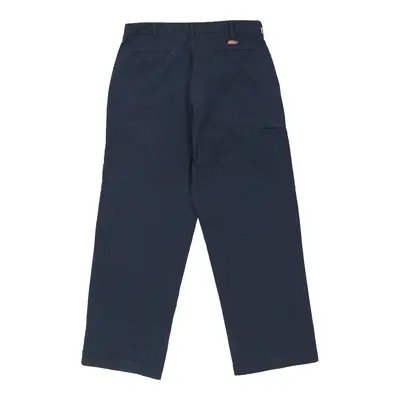 Dickies Double Knee Trousers - 36W 32L Navy Polyester