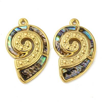 Natural Paua Shell Pendants