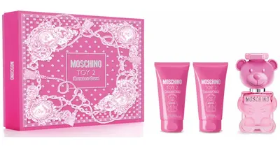 Moschino Toy 2 Bubble Gum Gift Set Edt 50 Ml, Body Lotion 50 Ml And Shower Gel 50 Ml