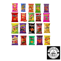 21 Pack de Sabritas Assorted Flavors. Snack Crunchy Chips, Spicy and Non-Spicy