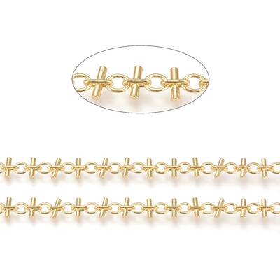 3.28 Feet Brass Handmade Link Chains