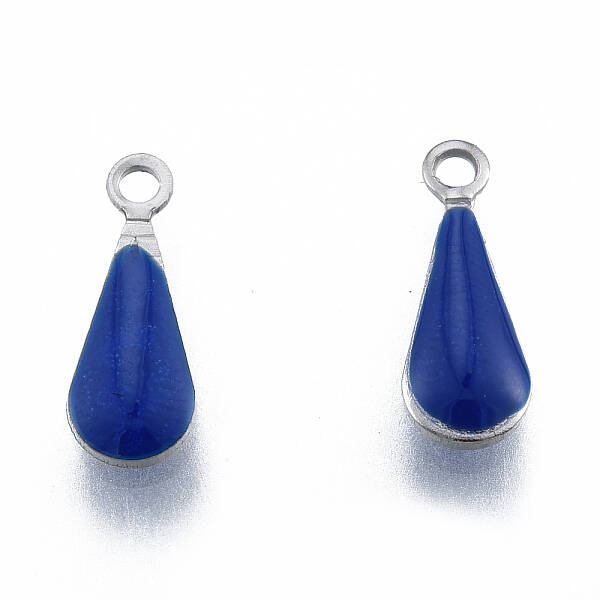 304 Stainless Steel Enamel Charms