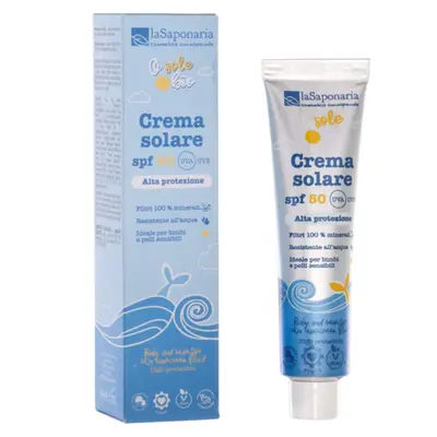 La Saponaria Osolebio Sun Cream Spf50 - Children and Sensitive Skin, 40 Ml