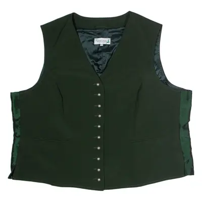 NOCKSTEIN TRACHTEN Womens Blazer Waistcoat Green Wool UK 20