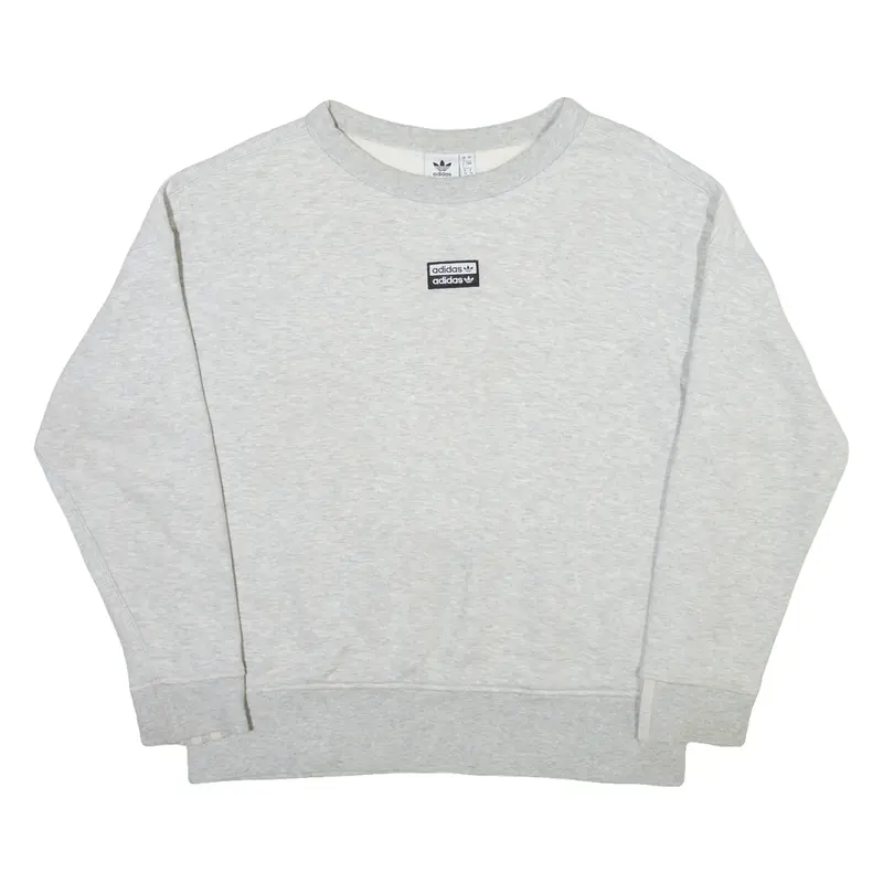 ADIDAS ORIGINALS Womens Sweatshirt Grey UK 8