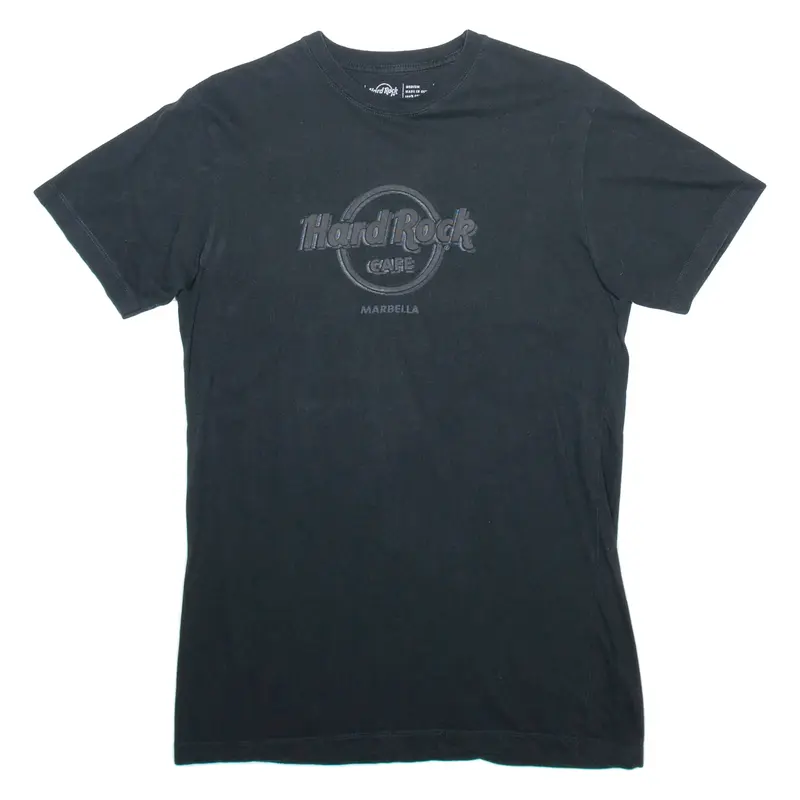 HARD ROCK CAFE Marbella Mens T-Shirt Black M