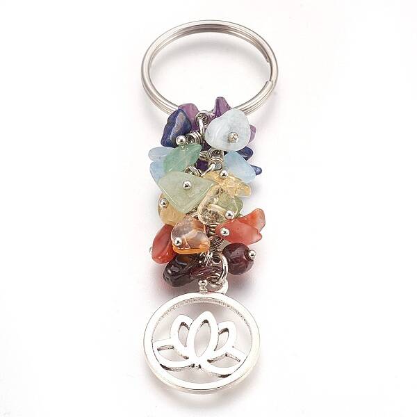 Natural Gemstone Keychain