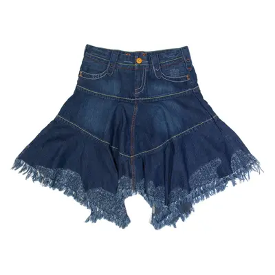 PEPE JEANS Womens Flare Skirt Blue Knee Length Denim M