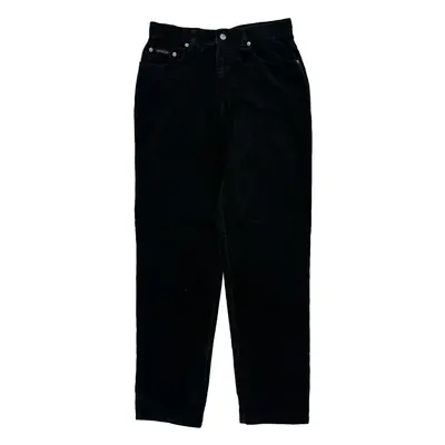 Calvin Klein Jeans Slim Fit Cord Trousers - 29? Waist Black Cotton